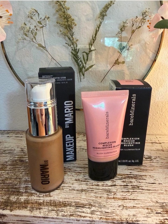 bareMinerals Other - Makeup by Mario Bronzer in Light & BareMinerals highlight blush in pink glow